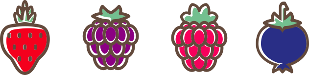 fragole, more, lamponi, mirtilli, frutti di bosco